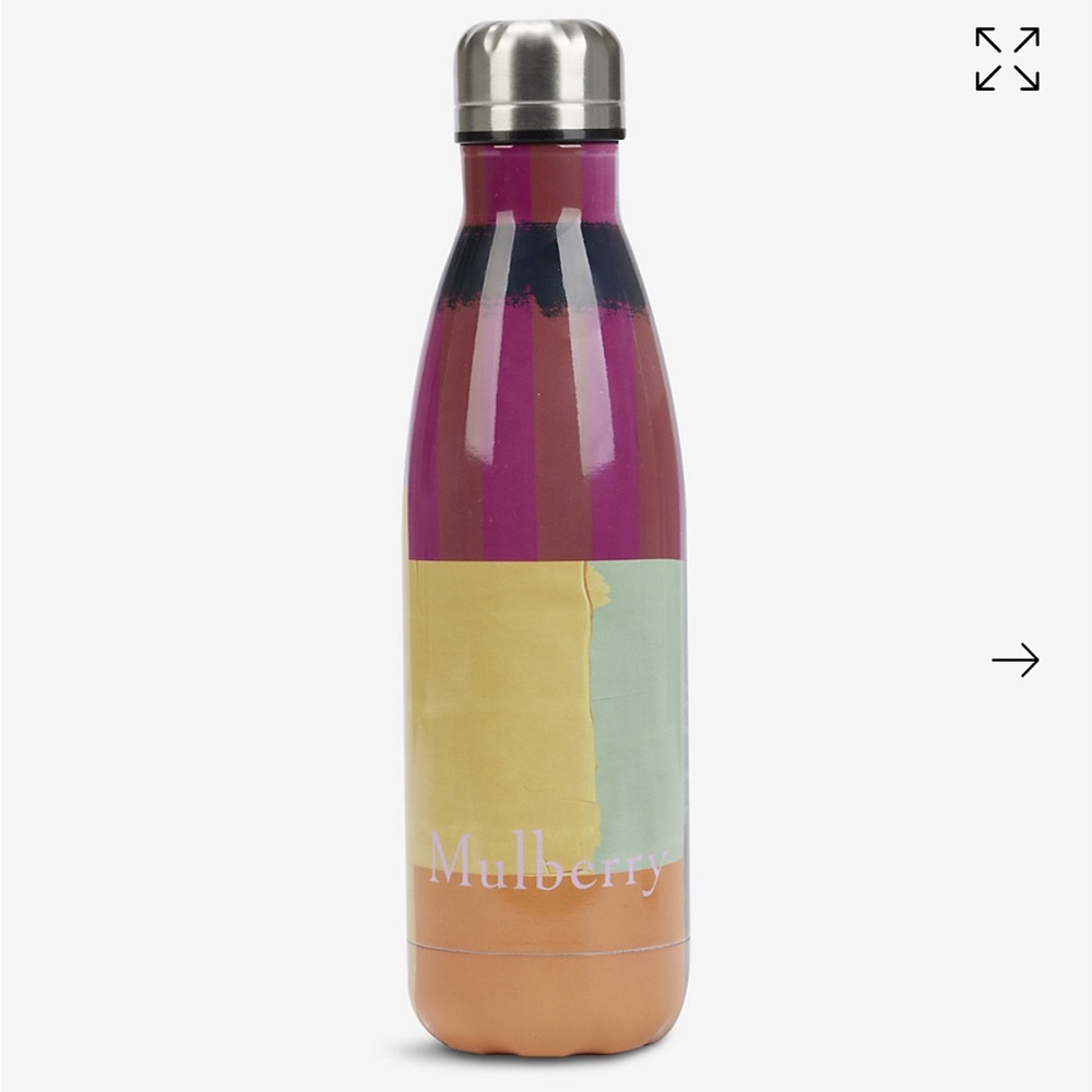 Mulberry stainless steel multicolor water bottle